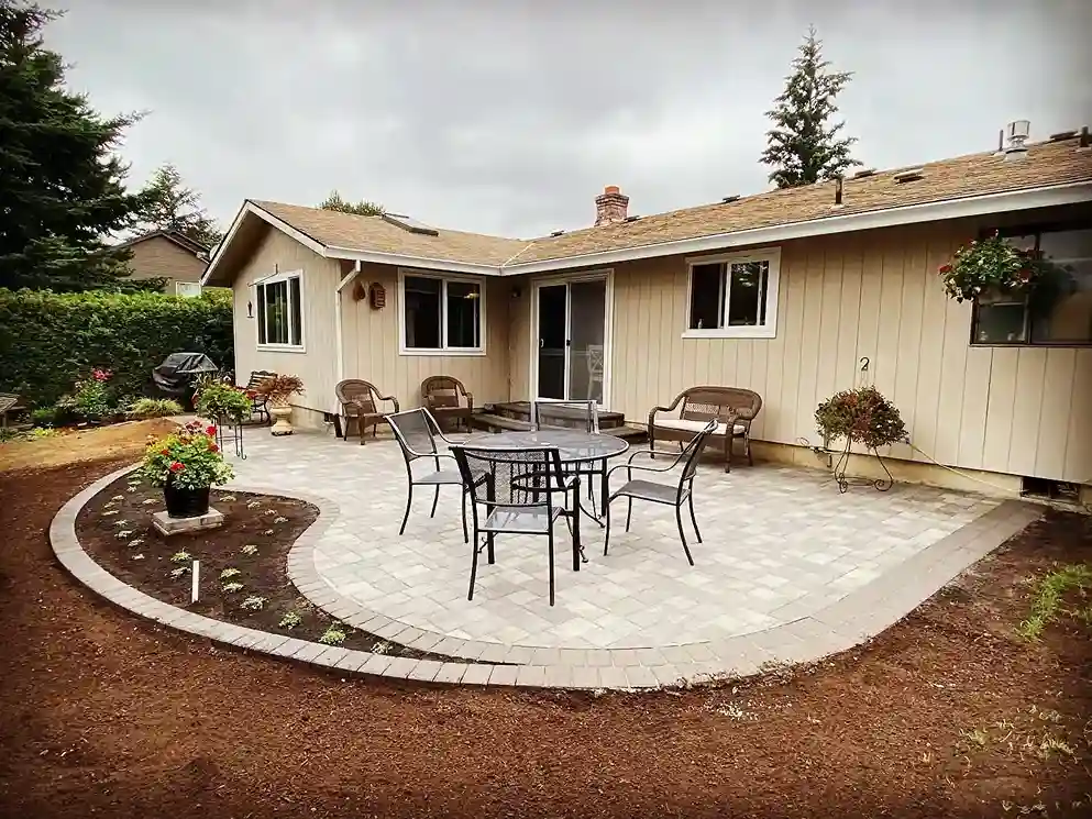 concrete patio