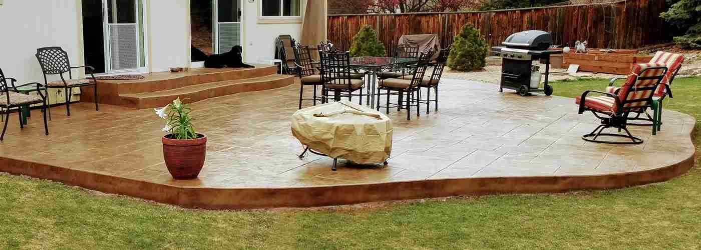 concrete patio