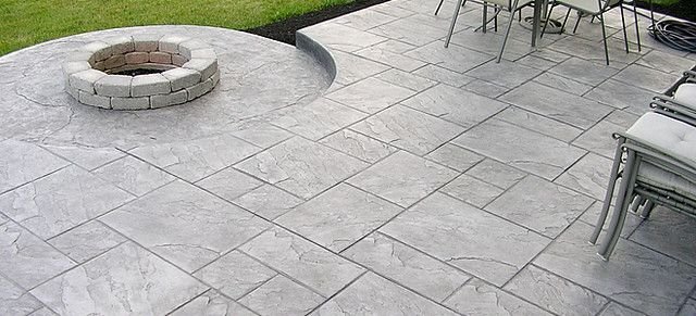 stamped concrete